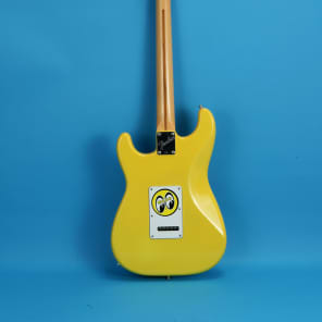 Fender Deluxe American Strat Plus 1989 Graffiti Yellow image 2