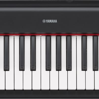 Teclado Yamaha Piaggero Np12 Preto + Capa + Pedal Sustain - Click