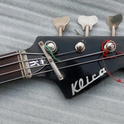 Vintage Klira KENTUCKY Jazzmaster Bass Guitar 1960's  Tobacco Brown Sunburst image 9