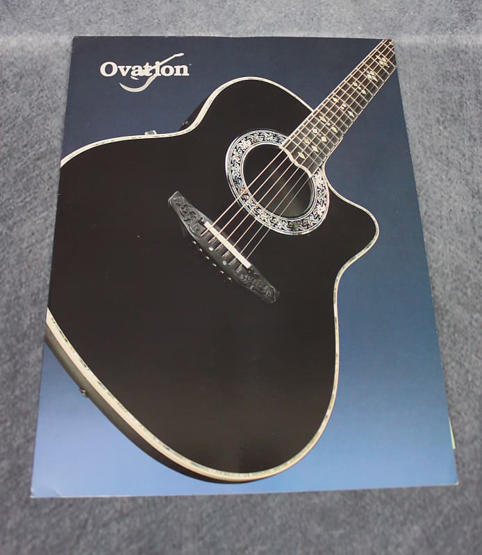 Ovation Adamas and Ovation Brochures, Specifications, Price List 1982, 1984, 1986 image 1