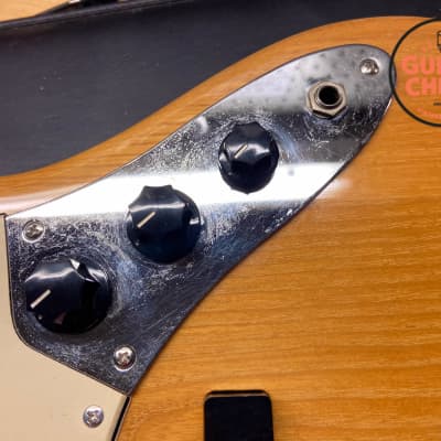 1993 Fender Japan JB75-90 ’75 Reissue Jazz Bass Natural image 11