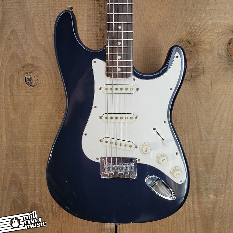 Squier Bullet Stratocaster Electric Guitar Blue Used