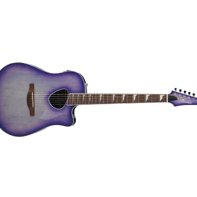 Ibanez ALT30PIB ALT Acoustic Guitar - Purple Iris Burst High Gloss image 4
