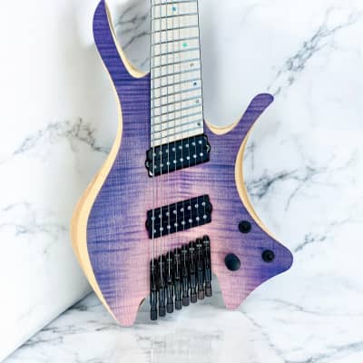 Skervesen Swan 8FF Multi-Scale 8-String Electric Guitar w/ Case