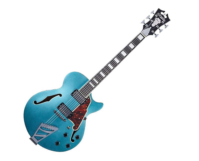 D'Angelico Premier SS w/ Stairstep Tailpiece - Ocean Turquoise - Open Box image 1