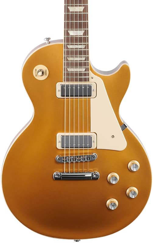 Gibson Les Paul Deluxe '70s Electric Guitar, Gold Top | Reverb