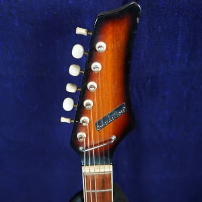 Audition Electric Guitar 1970s Sunburst image 5