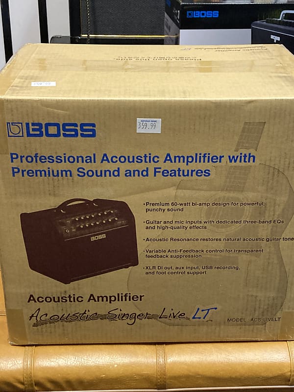 Boss ACS-LIVELT Acoustic Singer Live LT 60-Watt 1x6.5 Guitar Combo