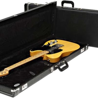 Fender G&G Standard Strat / Tele Hardshell Case, Black with Black Acrylic  Interior 2016 | Reverb