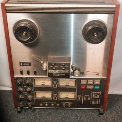 TEAC A-3340S 1/4" Stereo Tape Deck Reel To Reel Recorder vintage used AS-IS UNTESTED image 4