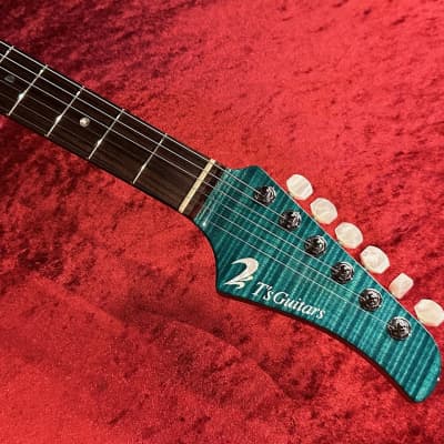 T's Guitars DST-22 "5A Exotic Maple Top / Honduras Mahogany Body" -Teal Green- [GSB019] image 8
