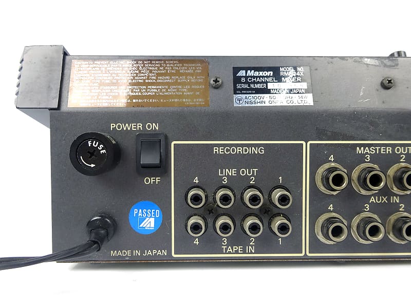 Maxon RM-804X アナログミキサー 「NCNR」 Maxon RM-804X アナログミキサー 「NCNR」