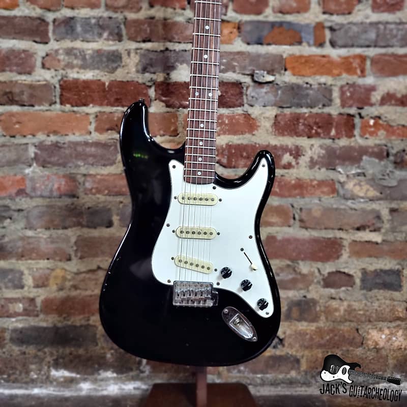 Lotus MIK SStyle Electric Guitar w/ MOJO (1980, Black) Reverb