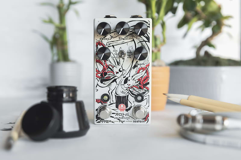 ギター Walrus Audio Slotva KAMAKURA Walrus Audio Slotva Multi-Texture Reverb Pedal - Kamakura