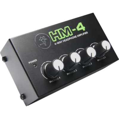 Mackie HM-4 4-channel Headphone Amplifier-NEW image 4