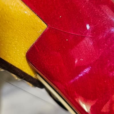 Parker Fly P-38 Trans Red MIK Fishman Piezo Bridge image 16