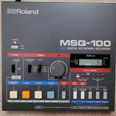 Roland MSQ-100 MIDI Digital Keyboard Recorder 1984 - 1986 - Black