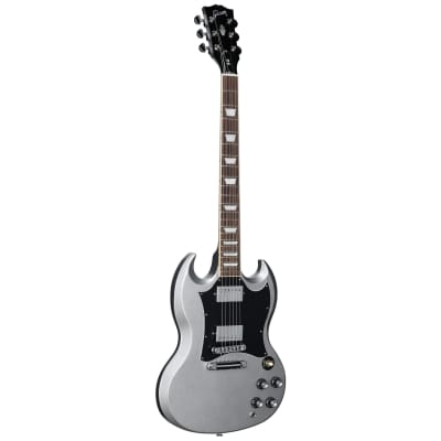 Gibson SG Standard Custom Color Electric Guitar, Silver Mist image 2
