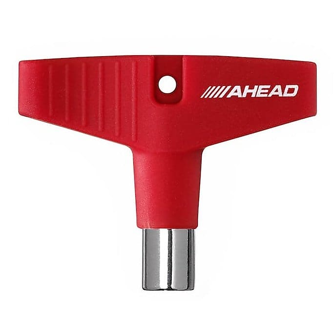 Ahead "GripKey" Drum Key (Red Silicone Grip) image 1