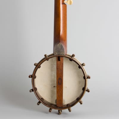 Benary  Piccolo Banjo,  c. 1895, black gig bag case. image 2