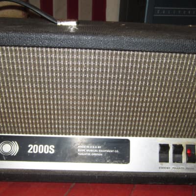 Vintage 1969 SUNN 2000 S Amplifier Head Black image 4