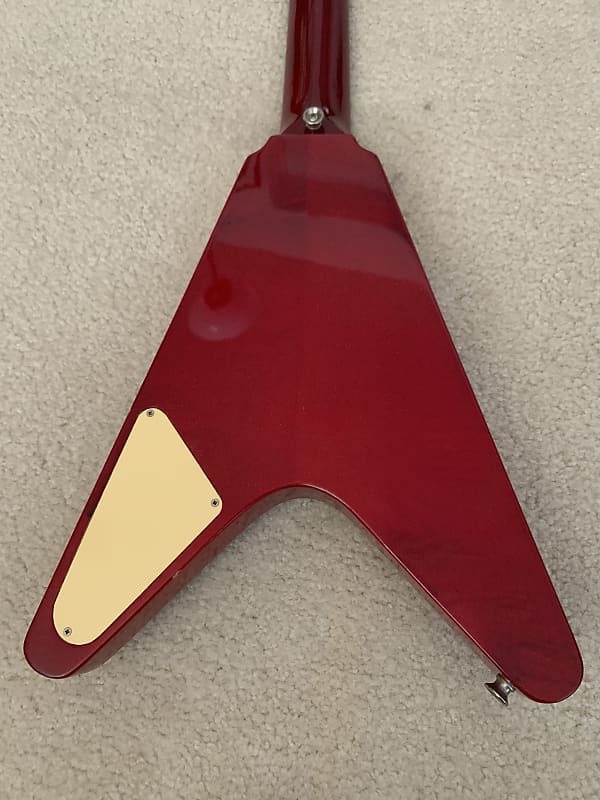 D'Mini by Phased Systems Flying V 80s Candy Apple Red