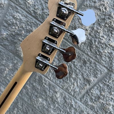 GAMMA Custom Bass Guitar JRW24-01, 4-String Beta Model, Road Worn Marina Green image 8