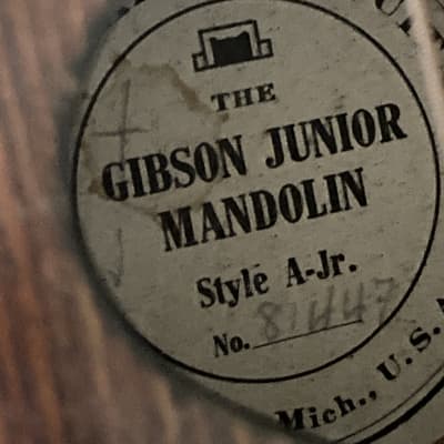 1925 Gibson A Junior Snakehead Mandolin image 8