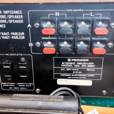 Pioneer SX-680 30-Watt Stereo Solid-State Receiver image 10