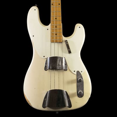 Fender 1957 Precision Bass Guitar in Olympic White USA, Pre-Owned for sale