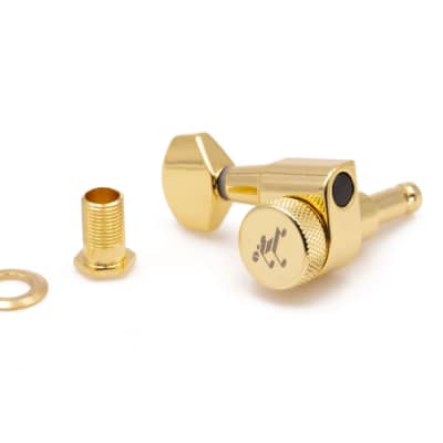 Tone Ninja drop-in Ibanez Upgrade locking tuners 20:1, Gold, 7 String Inline Left