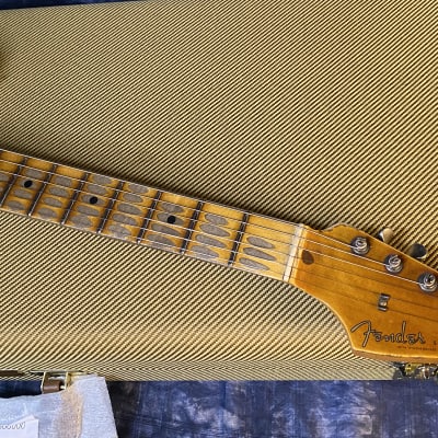 NEW ! Fender 2023 Fender Custom Shop LTD 56 Stratocaster Super Heavy Relic - Aged India Ivory - Authorized Dealer - 7.5lbs - G02583 image 2