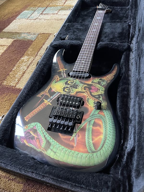 ESP George Lynch Skull & Snake Limited Edition Artist ESP George Lynch Skull & Snake Limited Edition Artist