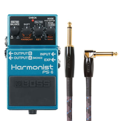 New Boss PS-6 Harmonist Guitar Effects Pedal! Free Boss Cable! image 1