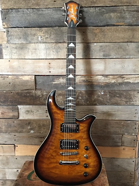 B.C. Rich Eagle Masterpiece Guitar 2010 Quilted Tobacco Sunburst