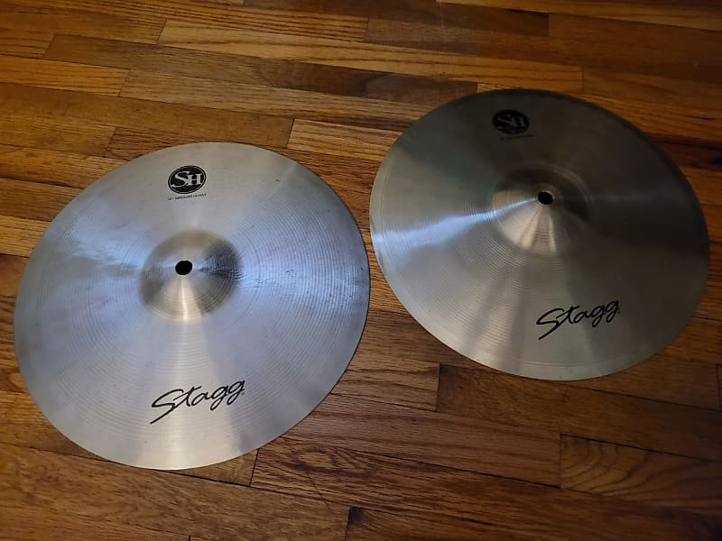 12" Stagg SH Series Hi Hat Cymbal Pair 585g Top & 795g Bottom Reverb