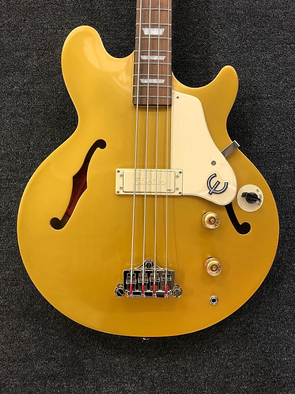 Epiphone Jack Casady Bass - Goldtop | Reverb