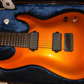 Schecter keith merrow km 7 lambo orange sale