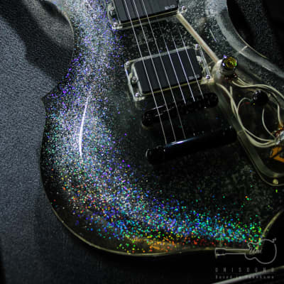 ESP Special Ordermade Forest Acrylic Rainbow w/ EMG Pickups image 1