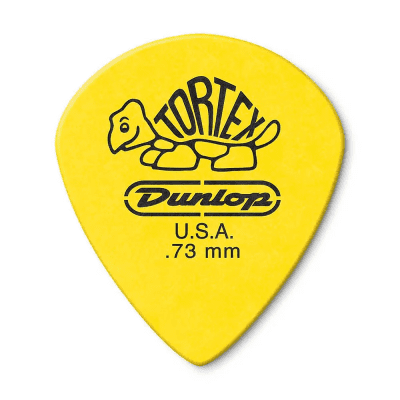 Dunlop 498R73 Tortex Jazz III XL .73mm Guitar Picks (72-Pack)