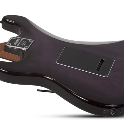 Schecter Traditional Pro Electric Guitar (Transparent Purple Burst) 865 image 3