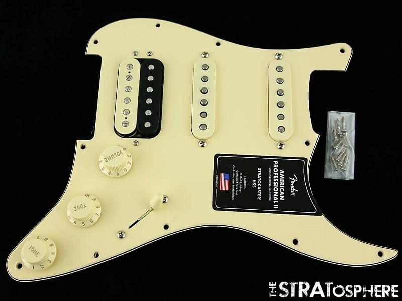 Fender American Professional II HSS Strat LOADED PICKGUARD, Reverb