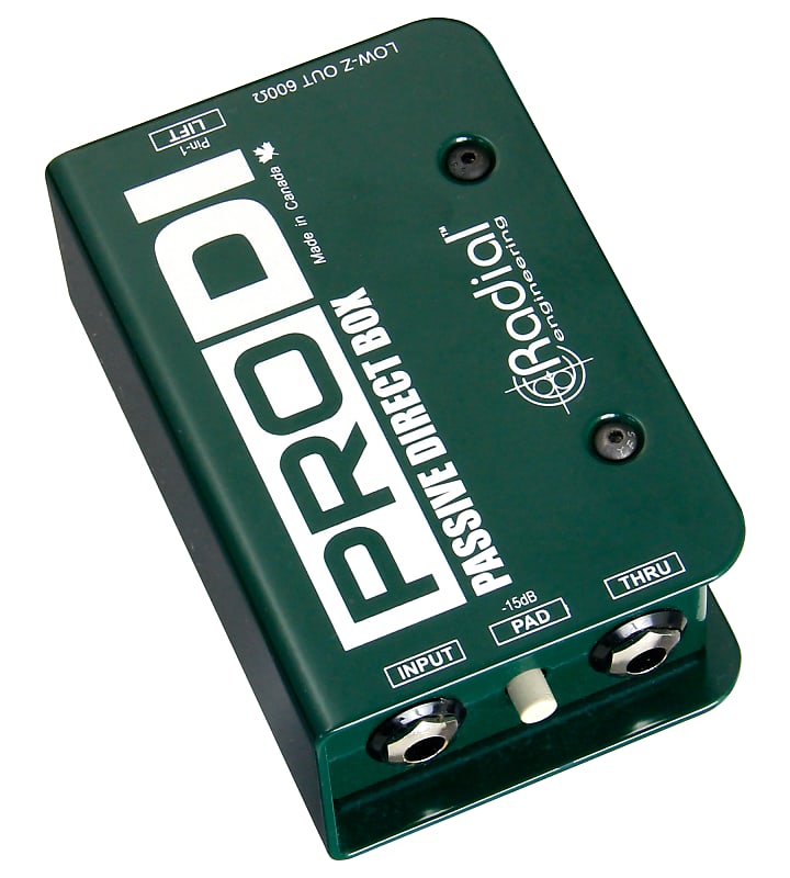 Radial ProDI Passive Direct Box for Stage and Studio image 1