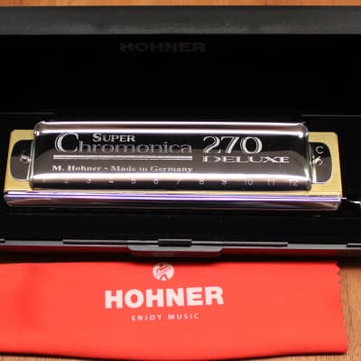 Hohner 270/48 C Gold Super Chromonica Chromatic Slide Harmonica Key of C