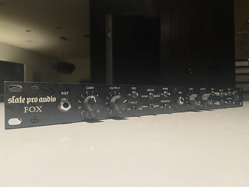 Slate Audio Fox Dual-Channel Microphone Preamp | Reverb