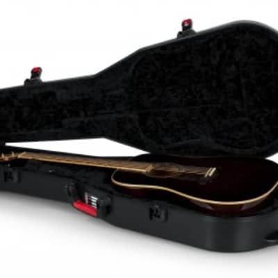 Gator TSA Series ATA Molded Polyethylene Guitar Case for Dreadnaught Acoustic Guitars GTSA-GTRDREAD image 2