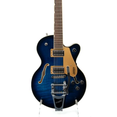 Used Gretsch G5655T-QM Electromatic Center Block Jr. Single-Cut Quilted Maple - Hudson Sky - Ser. CYGC22120467 image 2