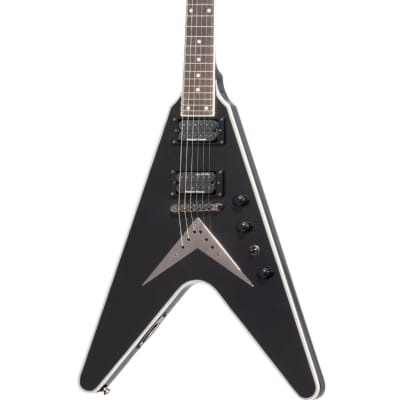 Dave Mustaine Flying V Custom Electric Guitar Black Metallic