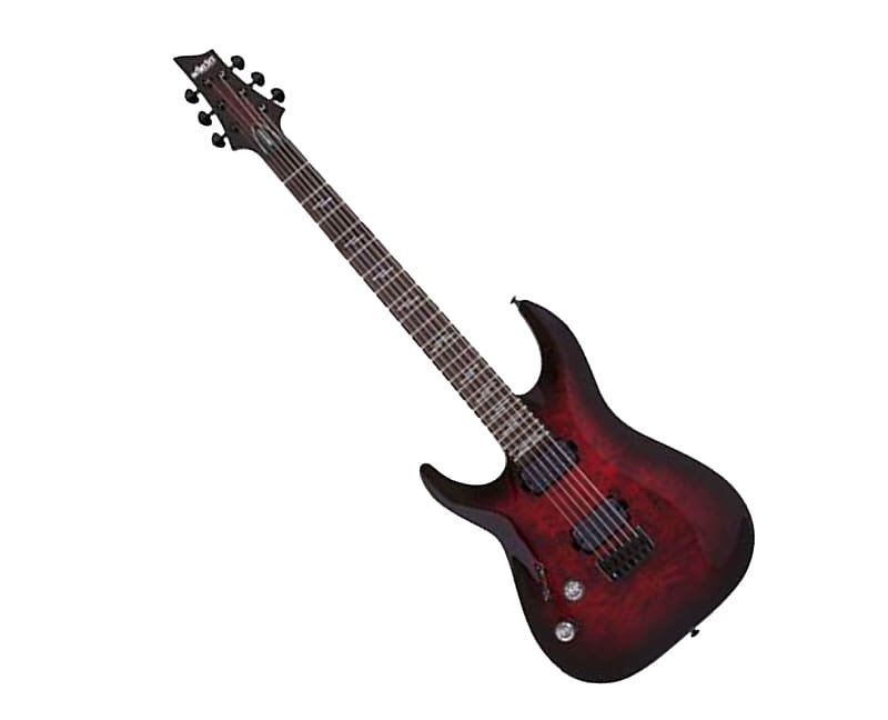 Schecter Omen Elite-6 Left Handed Electric Guitar - Black Cherry Burst - B-Stock image 1