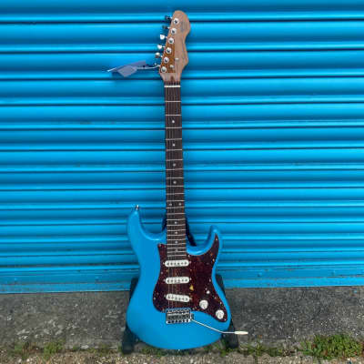 Sceptre Gen II Ventana Sonic Blue Strat-Style Electric Guitar for sale